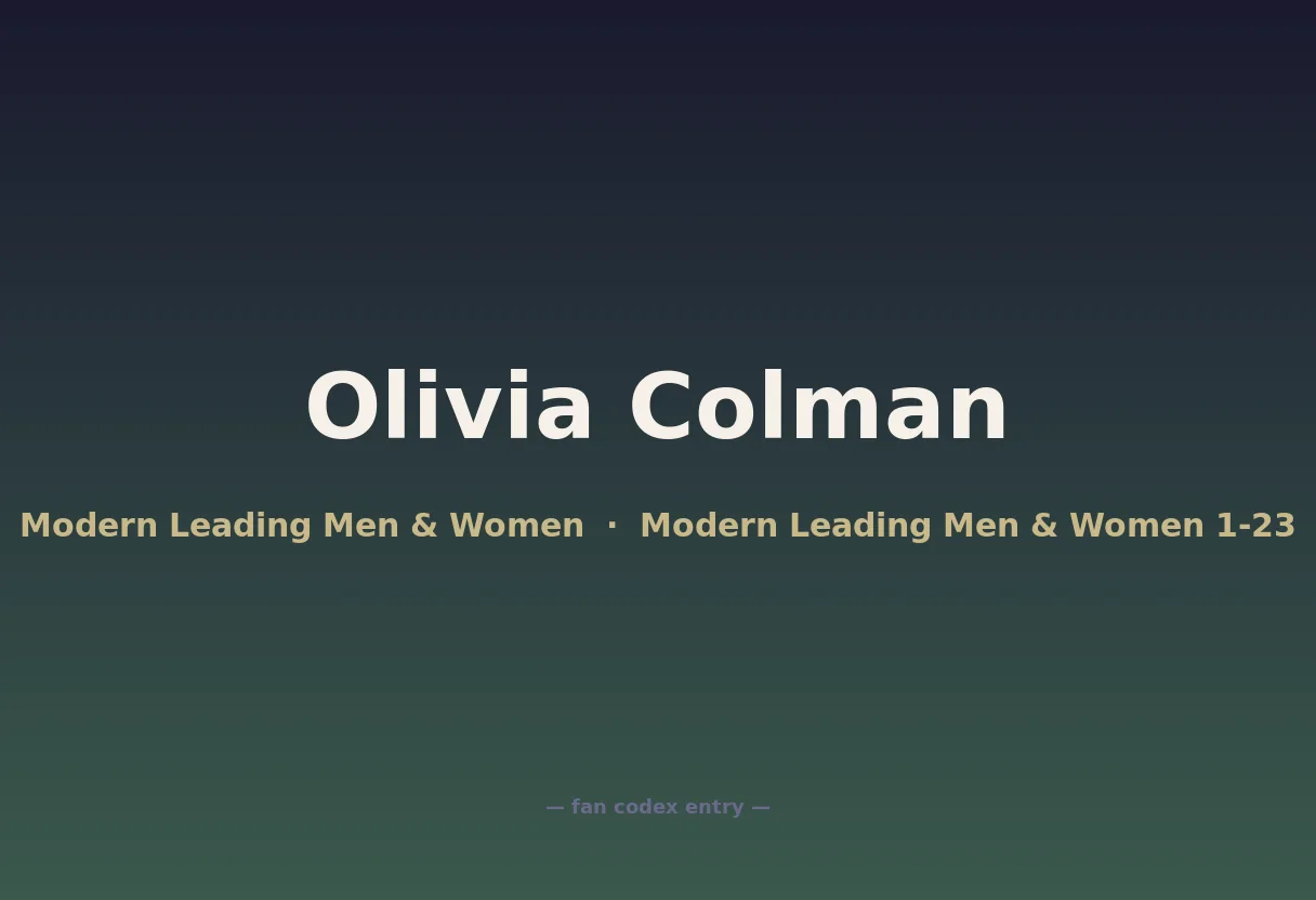 Olivia Colman