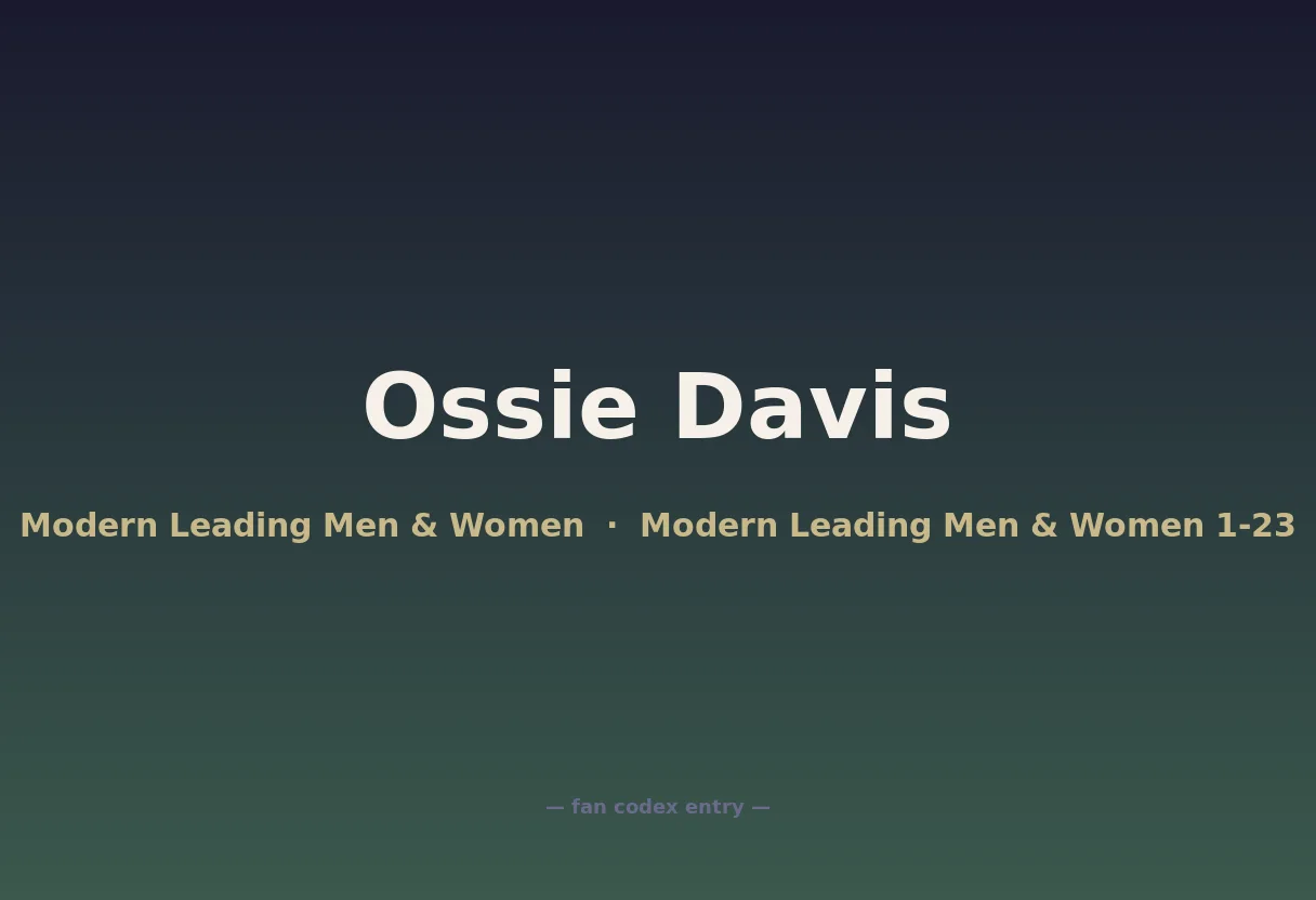 Ossie Davis
