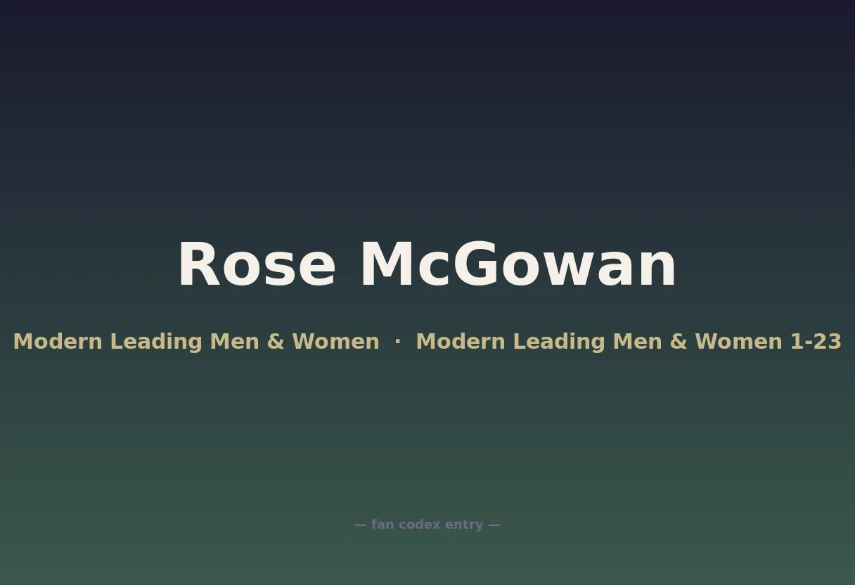 Rose McGowan