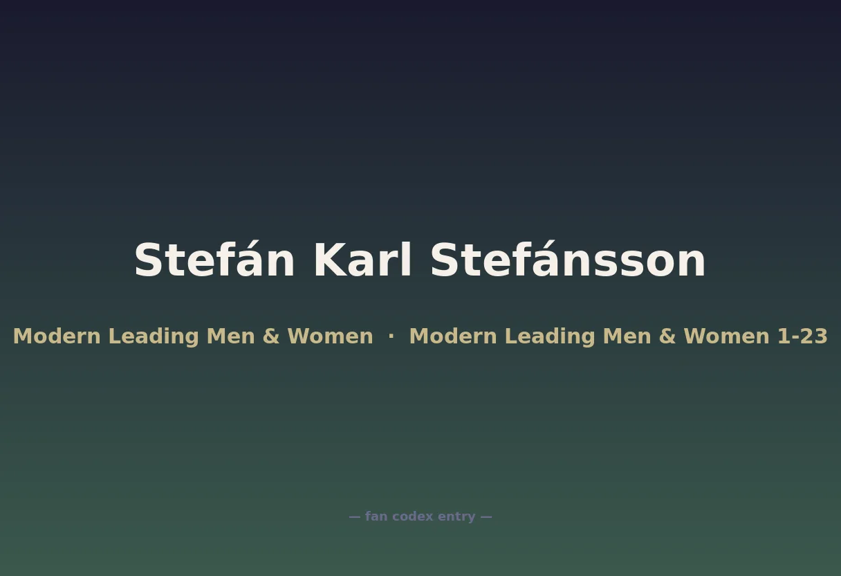 Stefán Karl Stefánsson